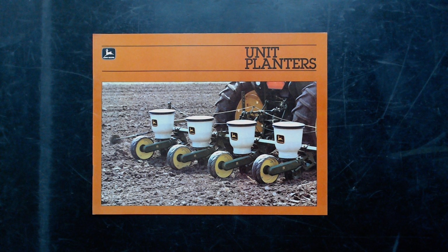 John Deere Unit Planters Vintage Agricultural Brochure 1970s Orange