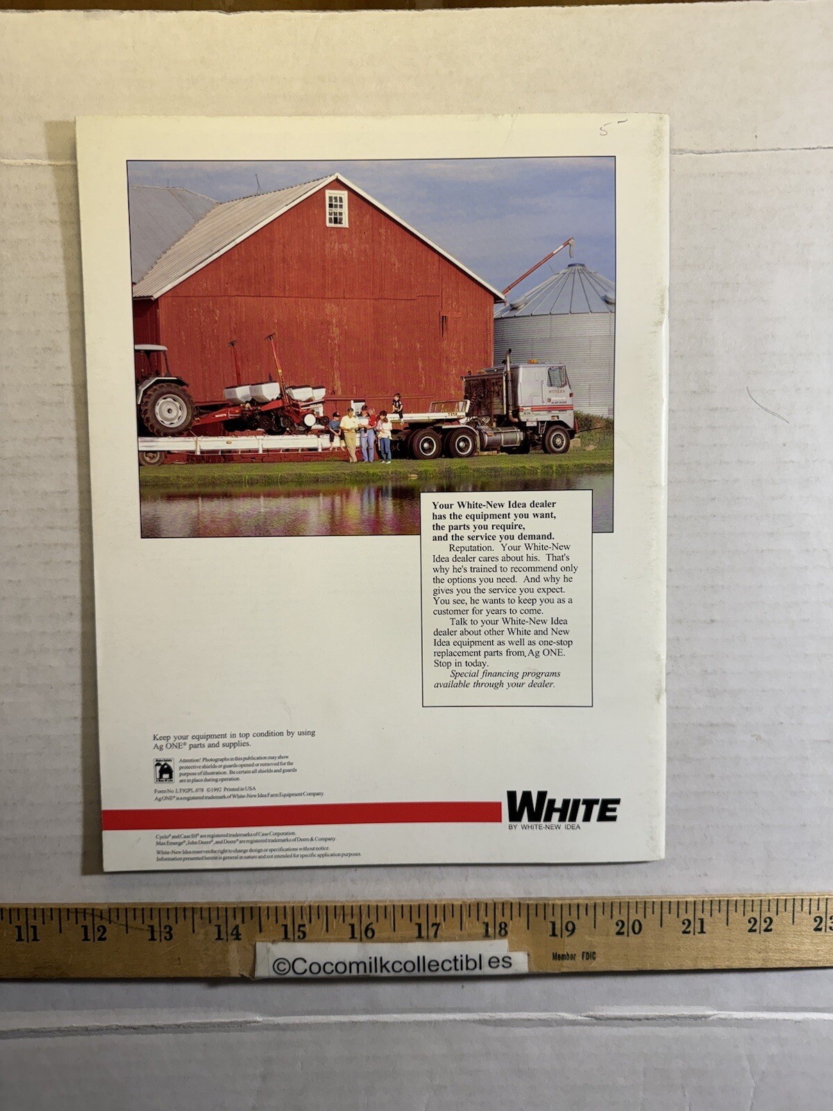 Vintage 1992 White 6000 Series Planters Managing For Profit Brochure