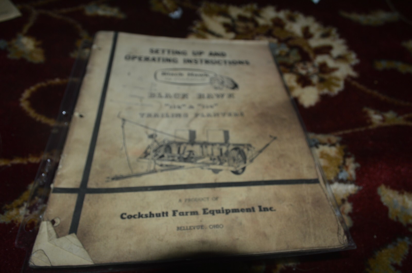 Cockshutt 112 114 Black Hawk Corn Planter Operator&rsquo;s Manual FCCA Ver2