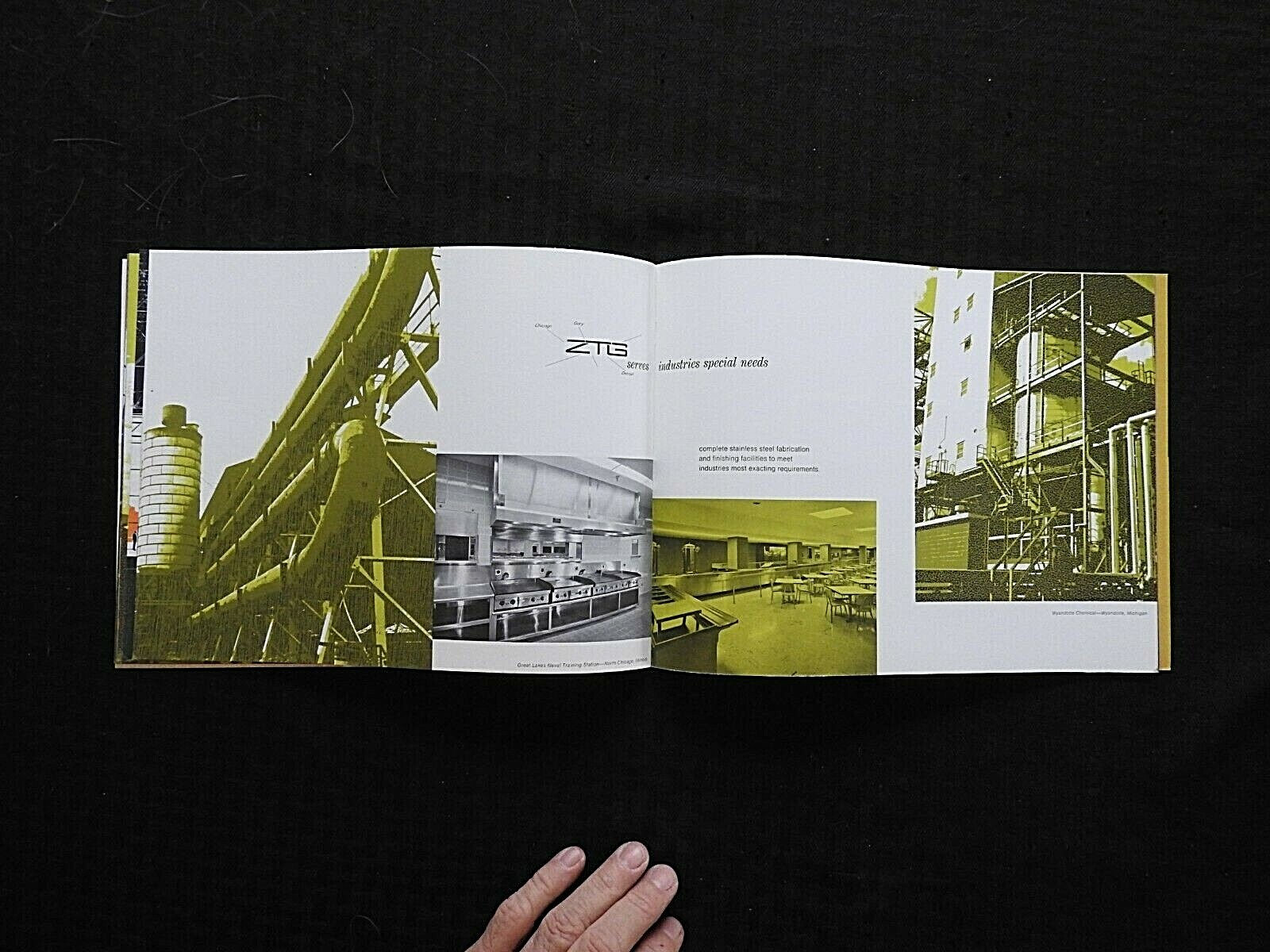 c1970 ZTG HANS J. ZACH TERRE HAUTE GROUP SHEET METAL FABRICATION BROCHURE MINTY