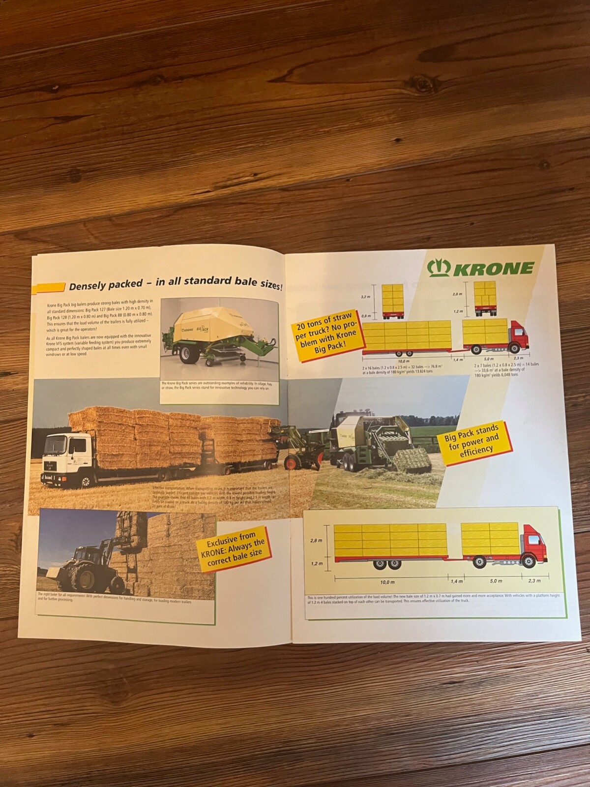 2003 Krone Big Pack VFS Big Balers Sales Brochure