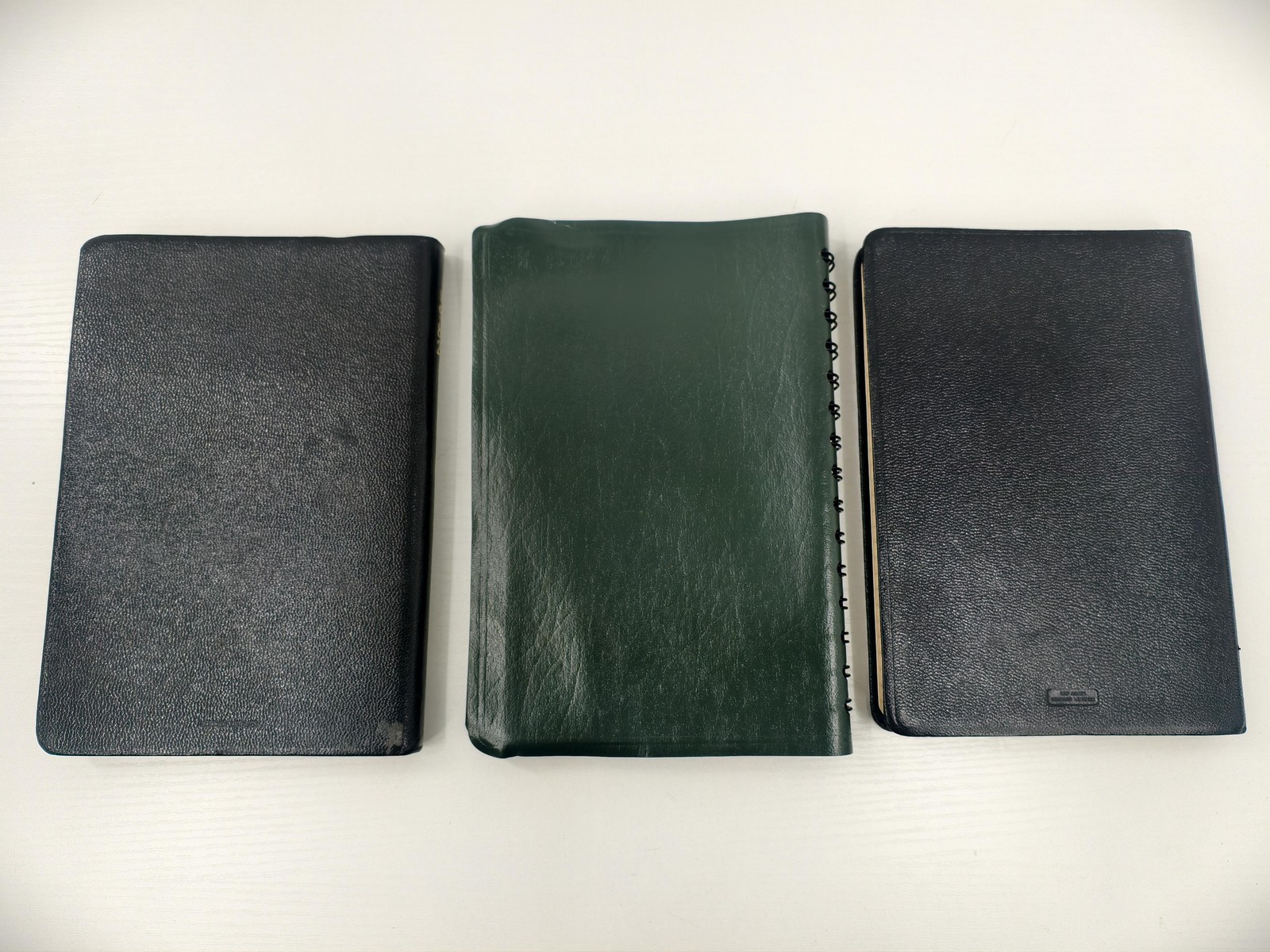 Vintage Atlantic Planner Notebooks Lot Of 3 Black Green 1982 1988 1997