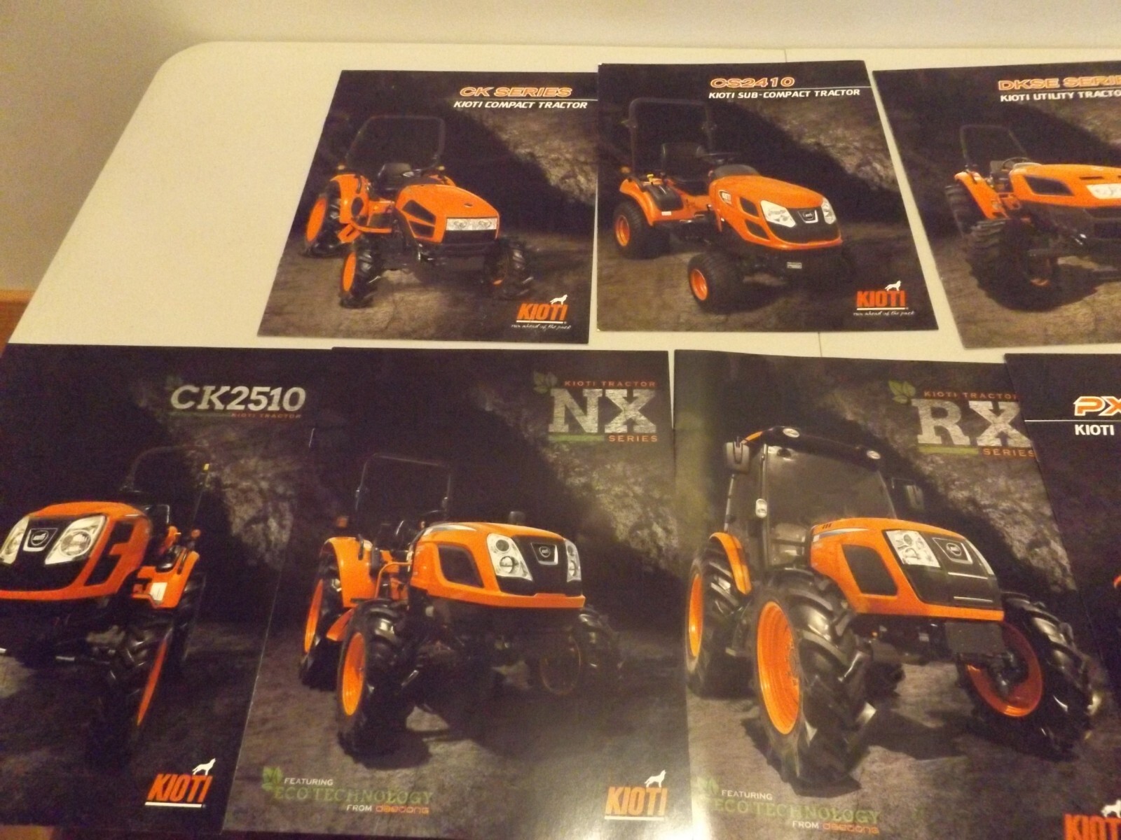 9-pc. KIOTI COMPACT, SUB-COMPACT, UTILITY TRACTORS, 2013-2014
