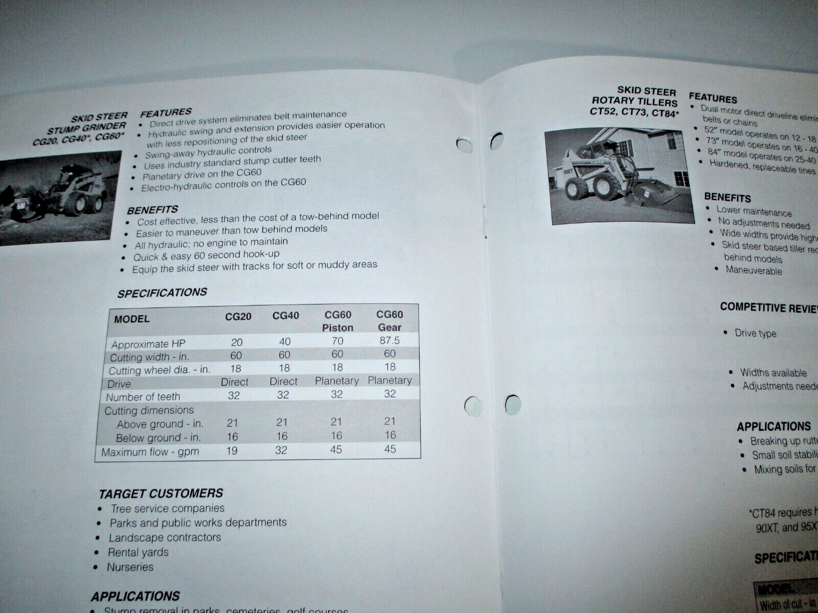 Case Alitec Skid Steer Loader Attachments Product Information Manual Brochure