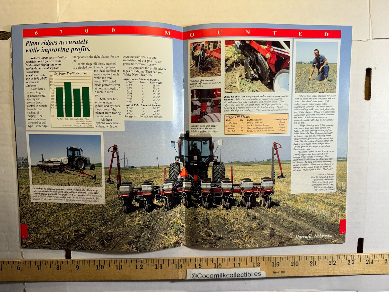 Vintage 1992 White 6000 Series Planters Managing For Profit Brochure