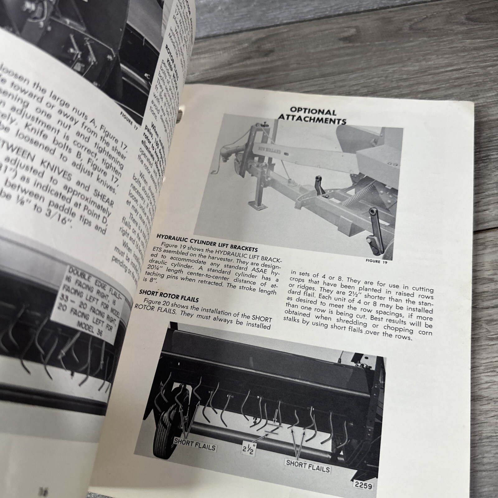 vintage NEW HOLLAND manual crop choppers 1969