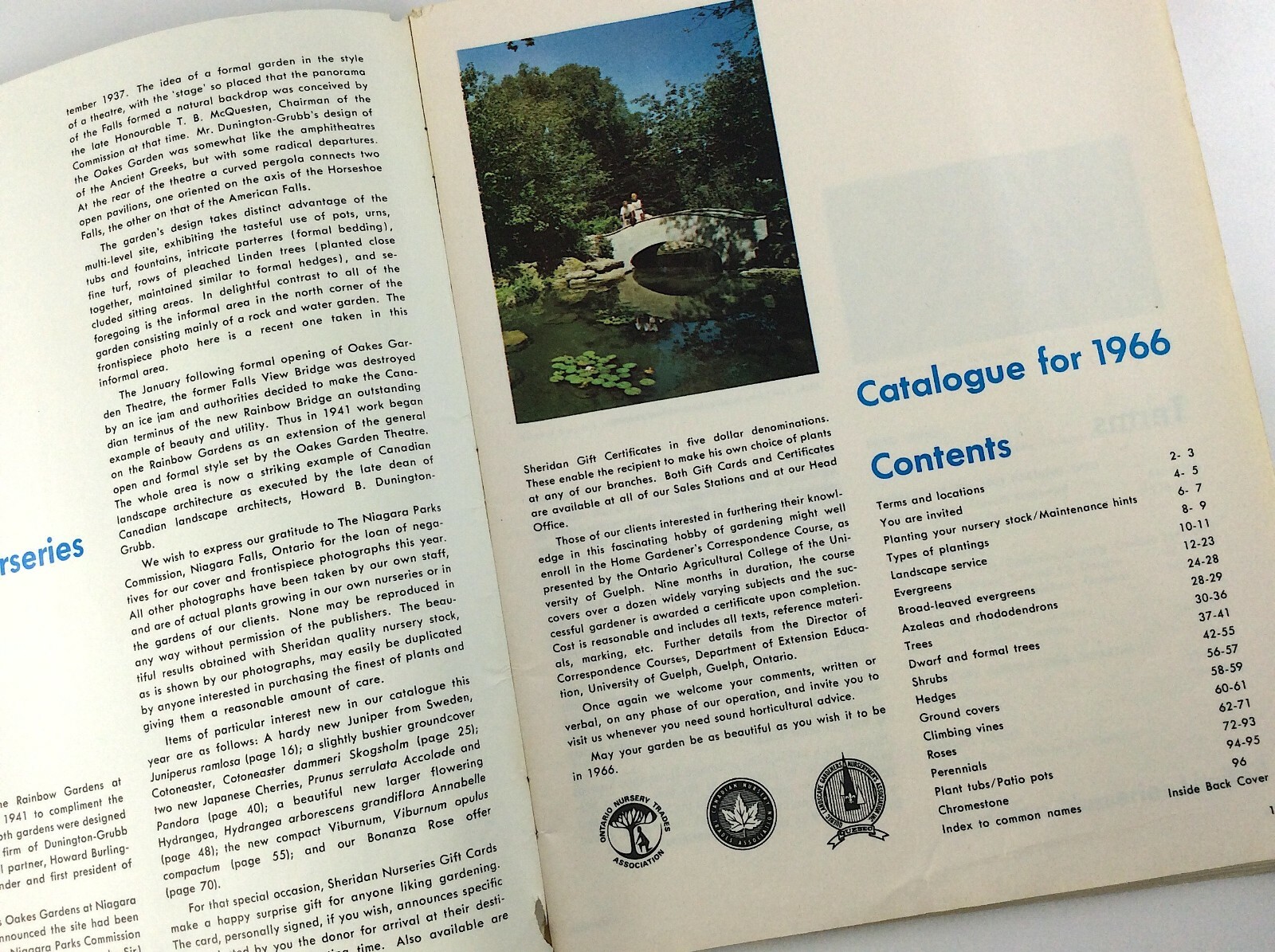 Vintage 1966 Seed Catalog Sheridan Nurseries Limited Ontario Canada Q288