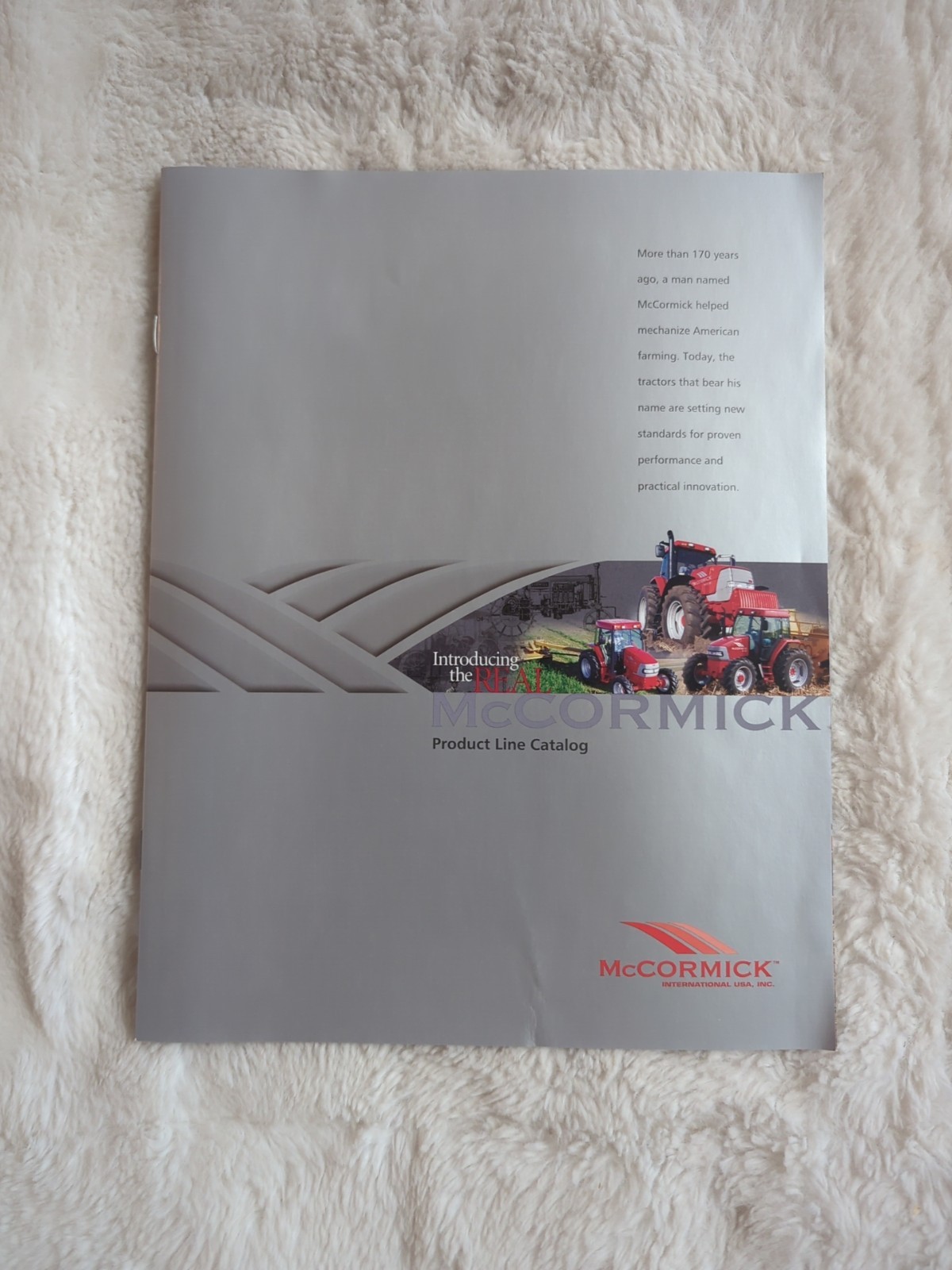 McCormick Tractor Product Line Catalog For 2004 Brochure FCCA25 SC Vtg