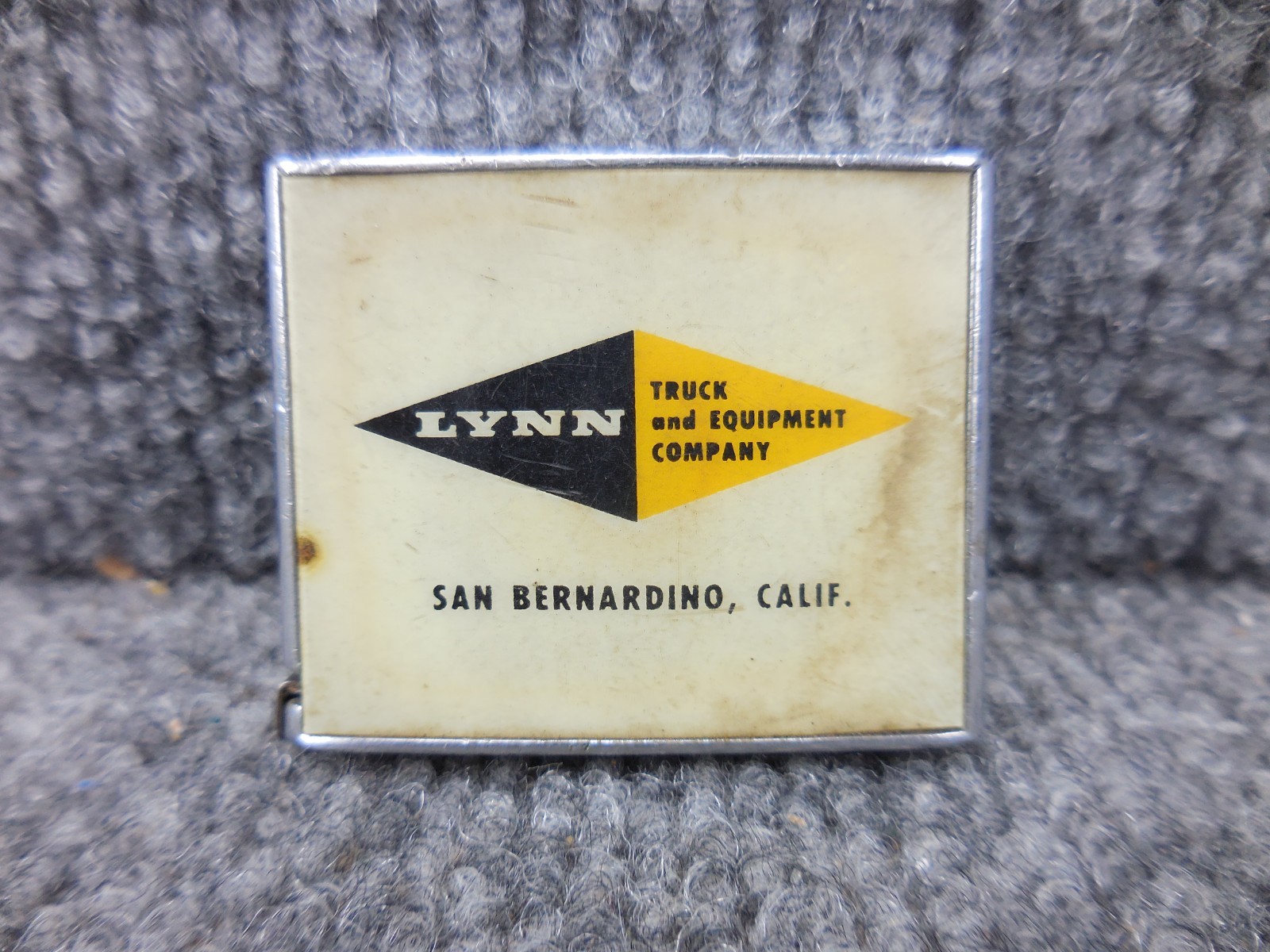 Lynn Truck and Equipment Company San Bernardino California Barlow Measuring Tape