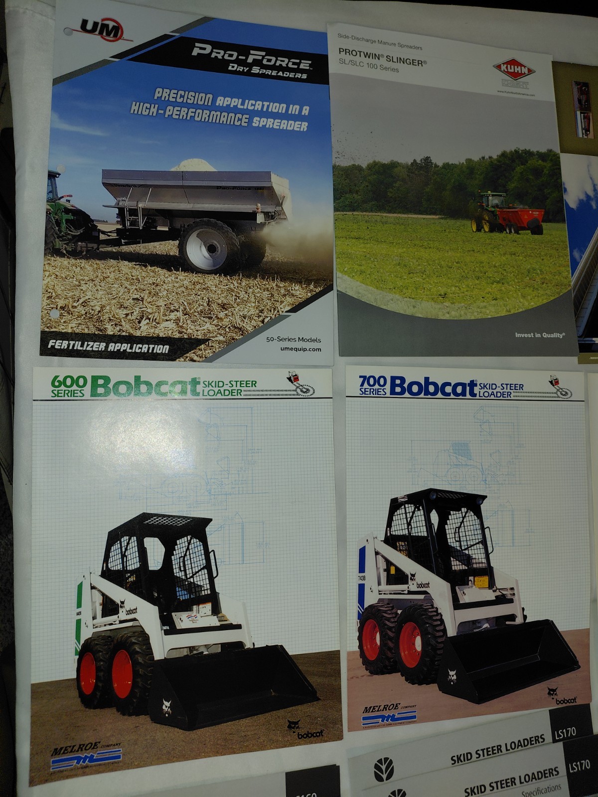 Lot Of 80+ Modern (Year 2000+) Farm Equipment, Tractor, Combine Brochures