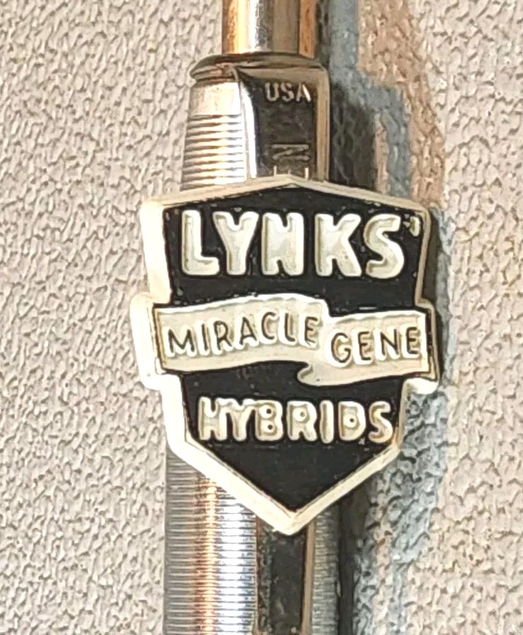 Vintage Advertising Pen ~ Lynks Miricale Gene Hybrid ~ Marshalltown, Iowa. AP-11