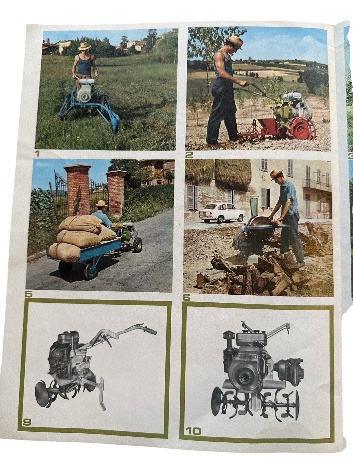 Vintage Casorzo Vigneto Motoaratrice Brochure Vineyard Tractor Catalog