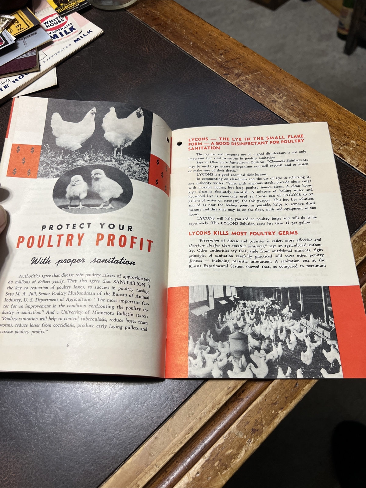 Vtg 1940 Lycons Lue Booklet “A farmers friend”