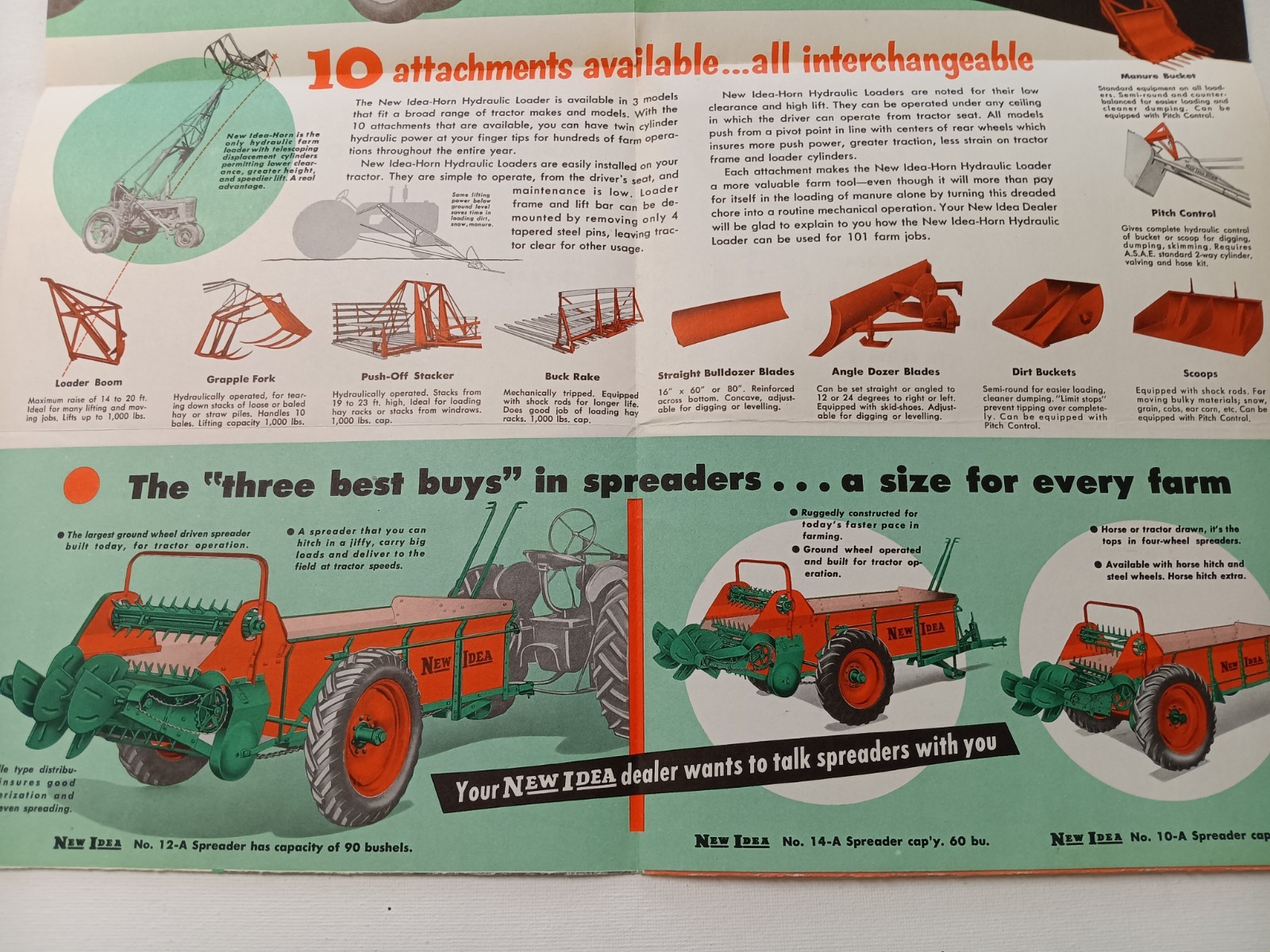 NEW IDEA « Two Big Steps toward Easier, More Profitable Farming » Mailer Ad