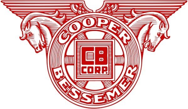 1929 Cooper Bessemer Engines Horse Logo NEW Sign 28&Prime; Wide Diecut USA STEEL XL