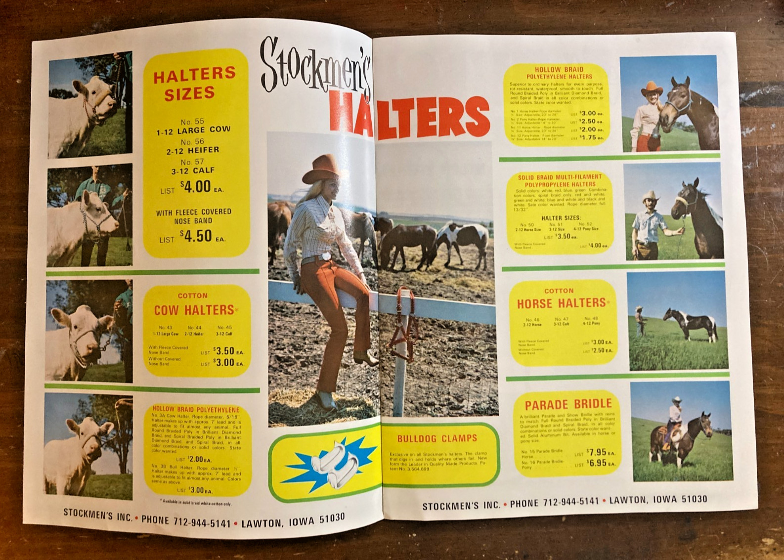 Vtg. Stockmen&rsquo;s Inc. Full-Color Western Catalog c.1970 – Cowgirl Whips Halters