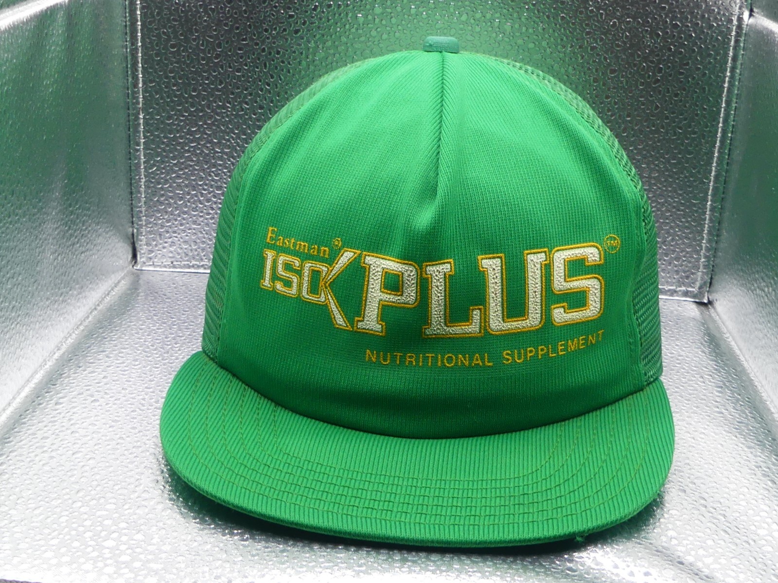 Vintage Eastman Iso Plus Nutritional Supplement Animal Farming Green Trucker Hat