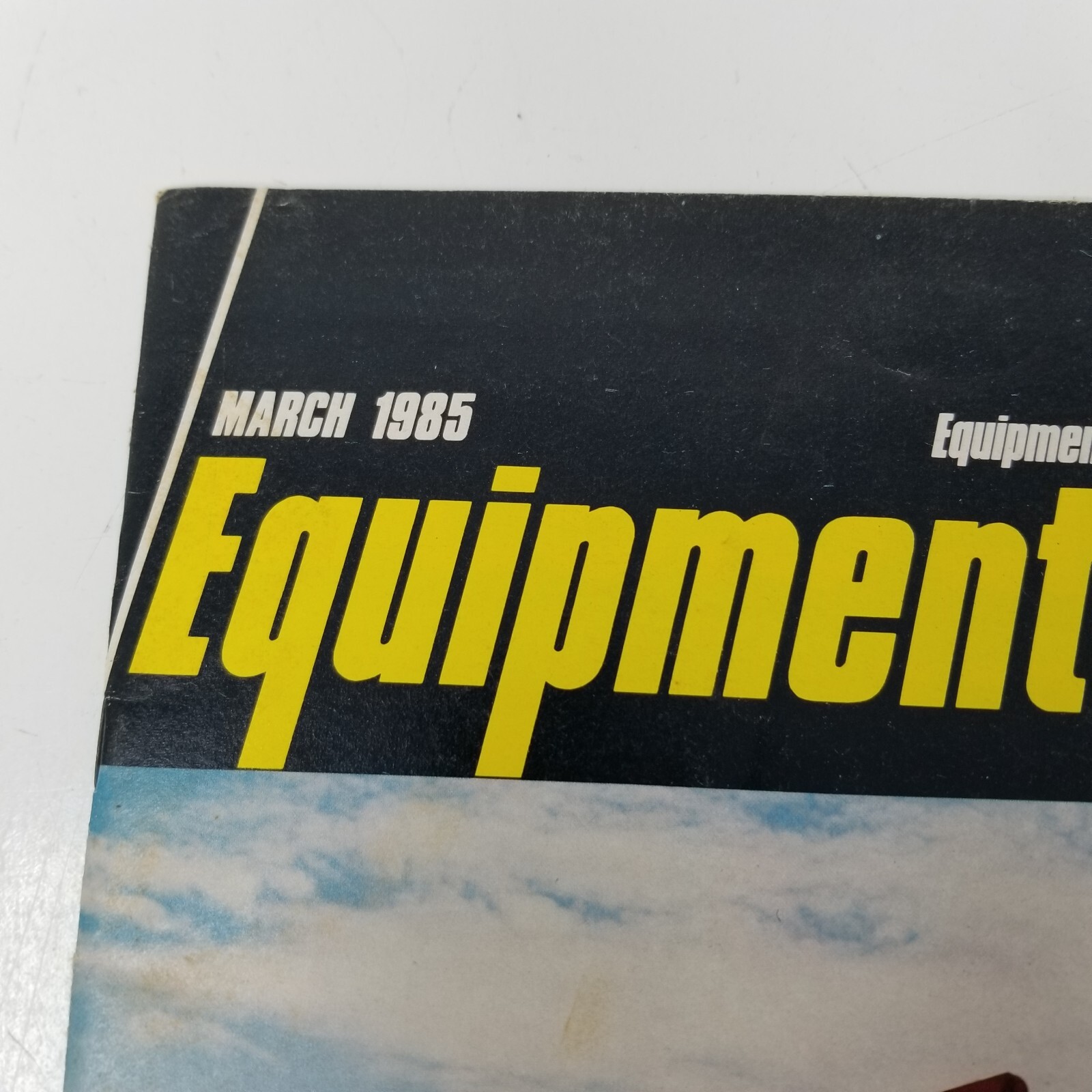 Construction Equipment Guide News March 1985 Hydraulic Excavators