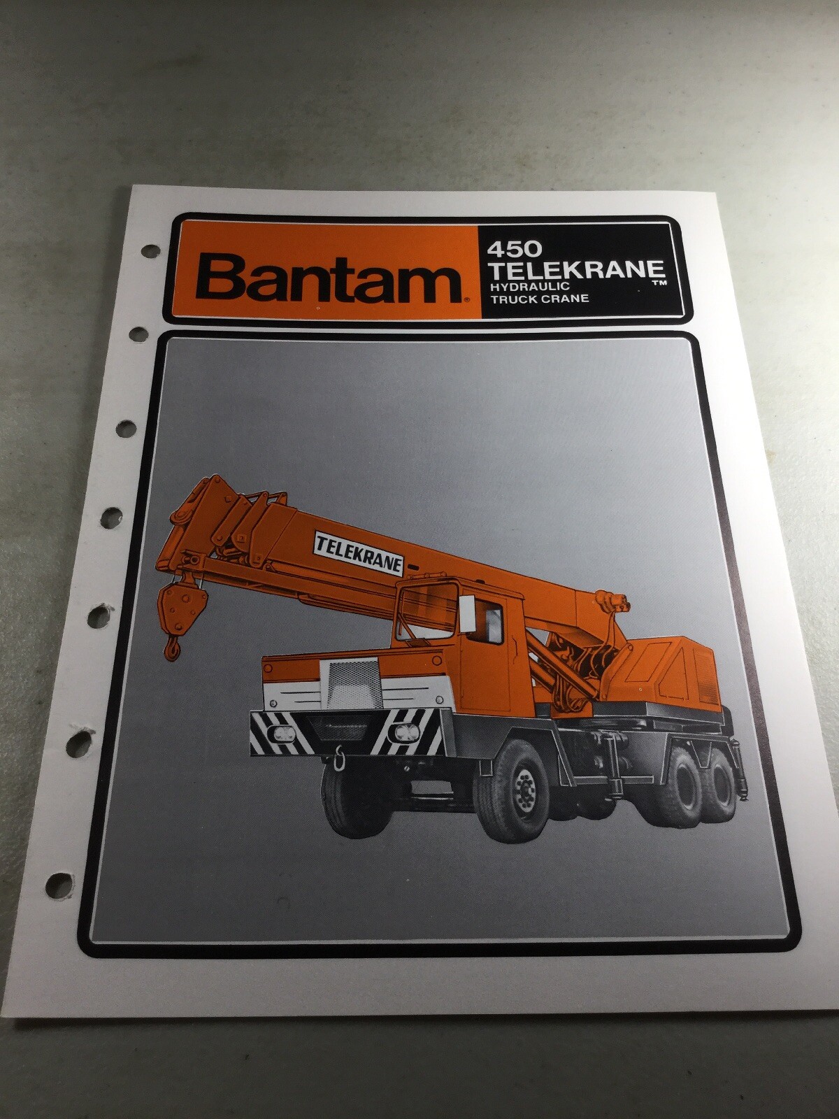 Lot Of 2 Bantam 450 Telekrane Sales Brochure, Literature