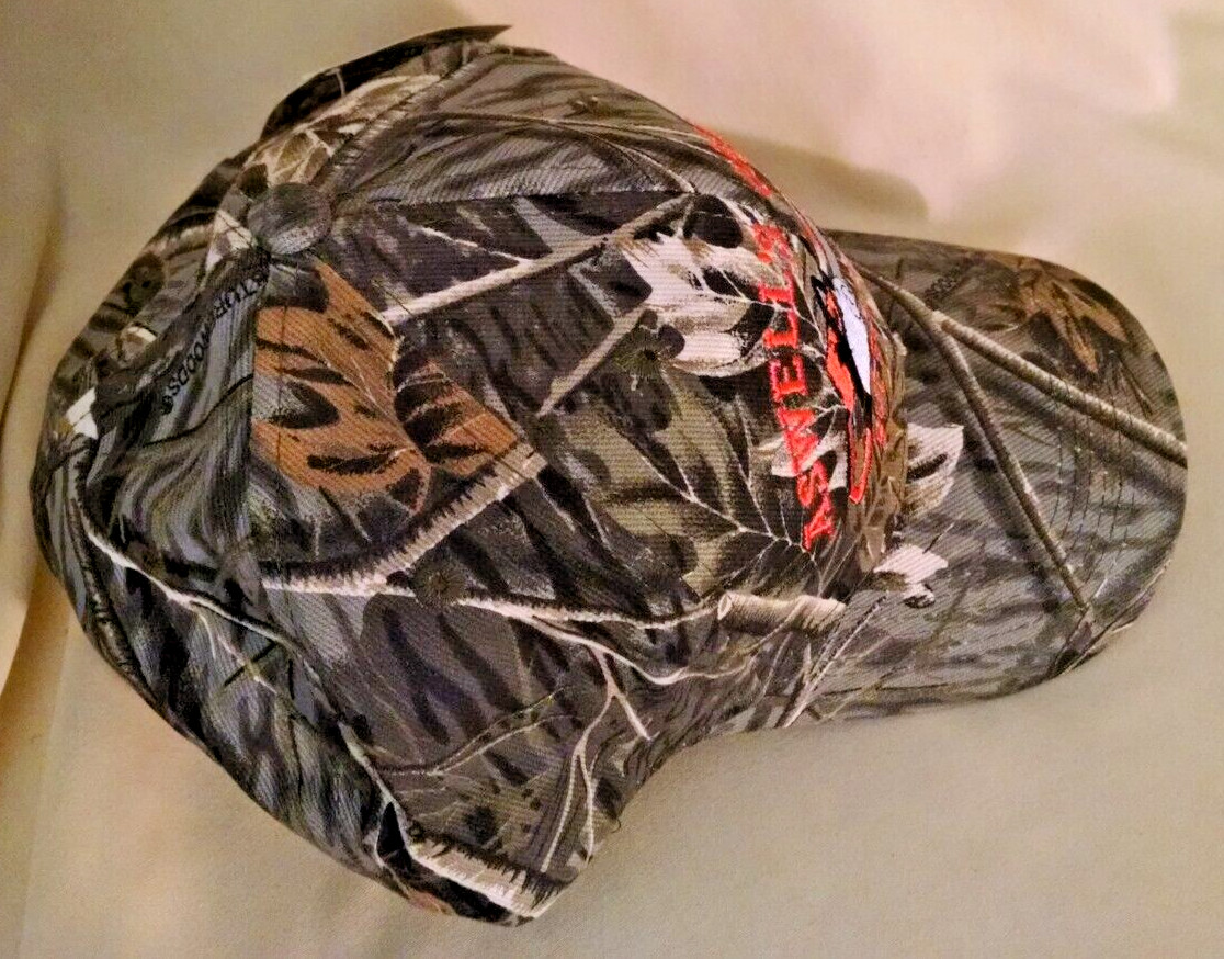 STIHL HAT ASWELL&rsquo;S GARAGE SUFFOLK VA CAMO ORANGE NATUREWOODS DAYSTONE CHAIN SAW