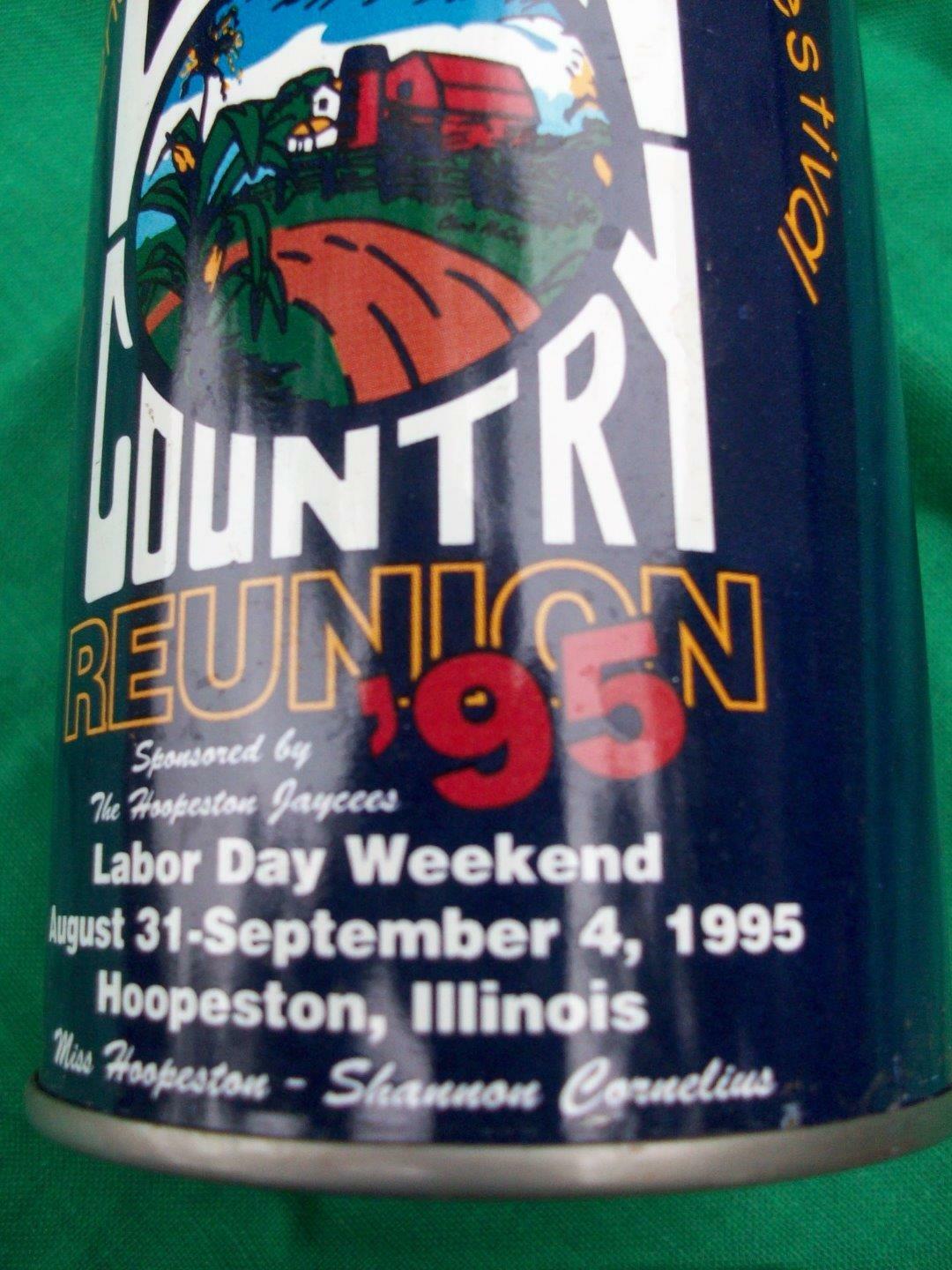 INDIANA FARM HOUSE FIND=HOOPESTON,ILLINOIS 1995 SWEETCORN FESTIVAL BANK