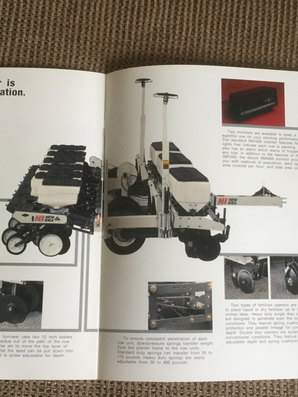 NEW IDEA 9000 AIR SERIES PLANTERS 12 PAGES 1990 Sales Brochure
