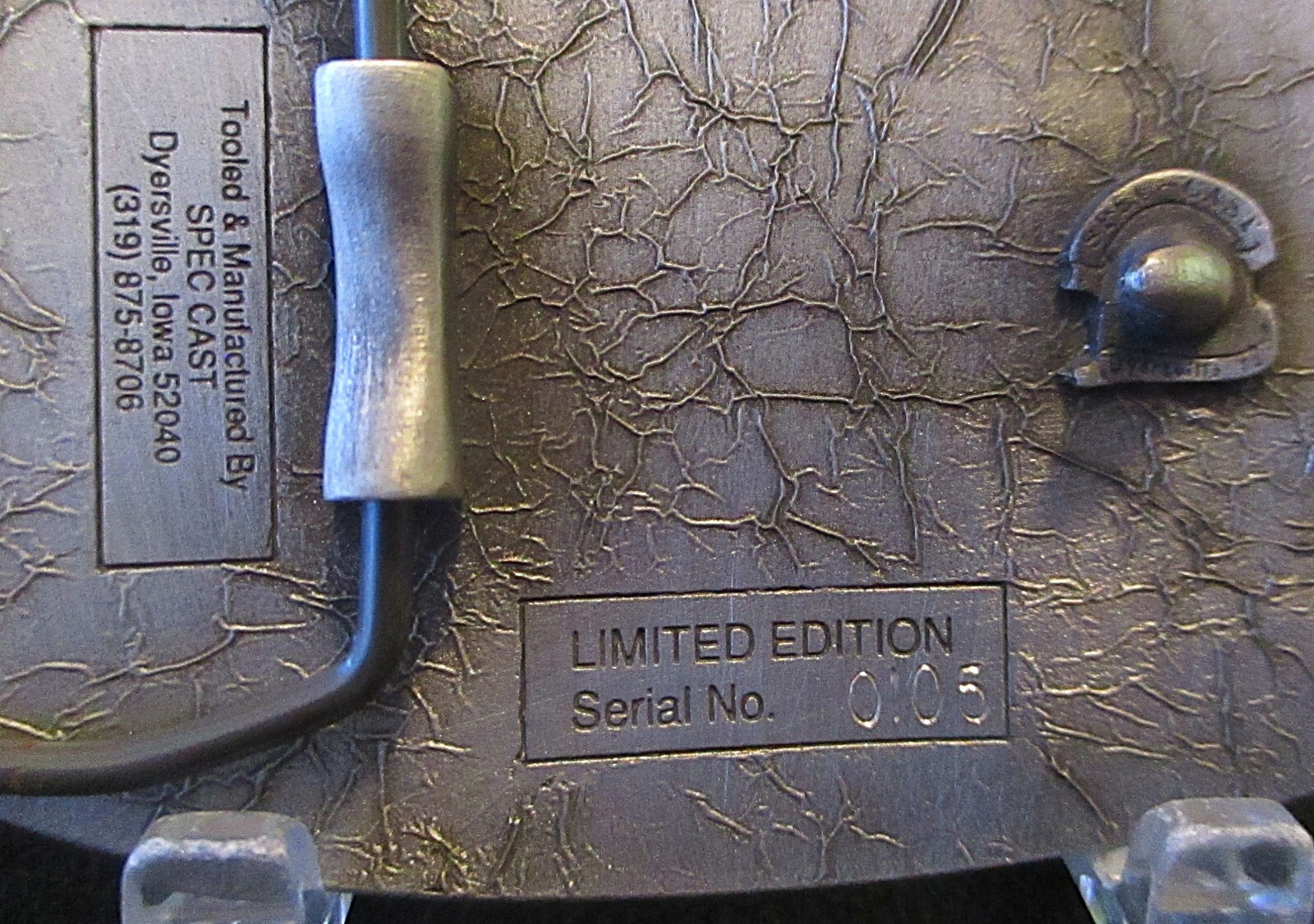 New Holland Nascar Race Car 94 Belt Buckle 1997 Pewter Spec Cast Limited Ed NH
