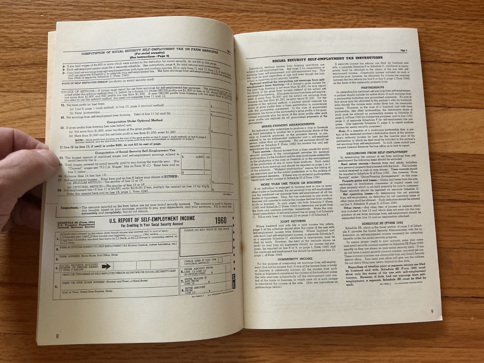 Vtg. 1961 Farm Acct. Tax & Record Book – Peavey Elevators – Mpls., Minnesota