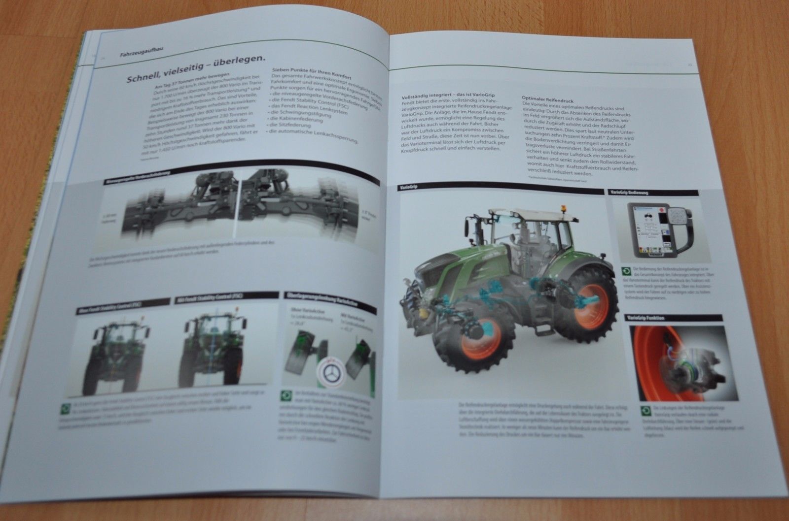 Fendt 800 Vario Tractor Brochure Prospekt
