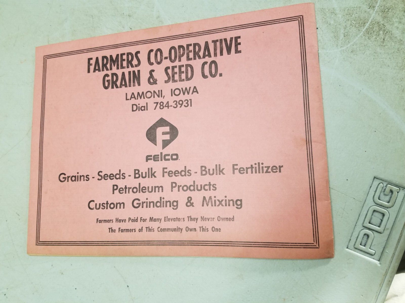 Farmer&rsquo;s Co-Operative Farm Account Book 1966 (V)