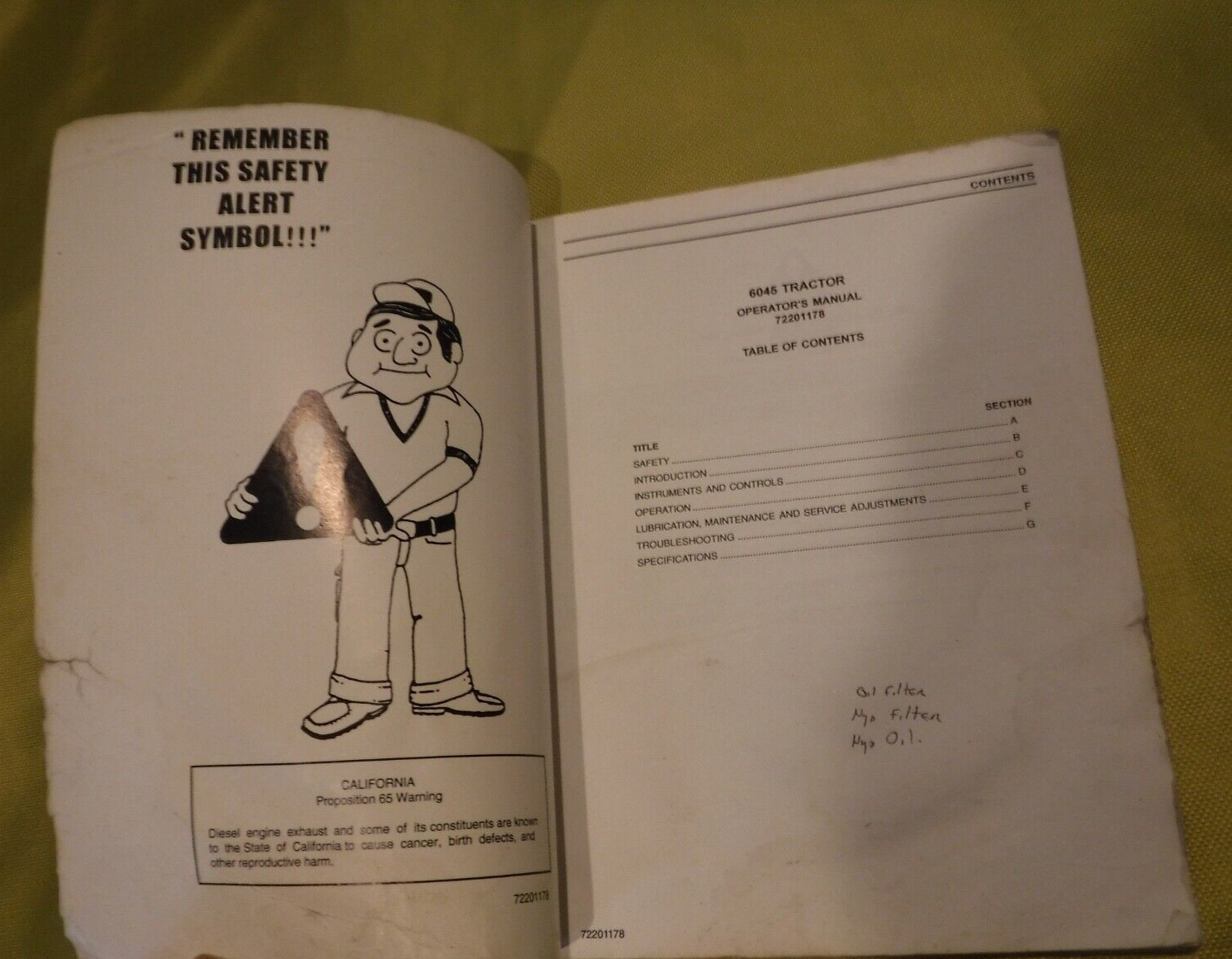 TRACTORS WHITE 6045 OPERATORS MANUAL BOOKLET 1995 VINTAGE