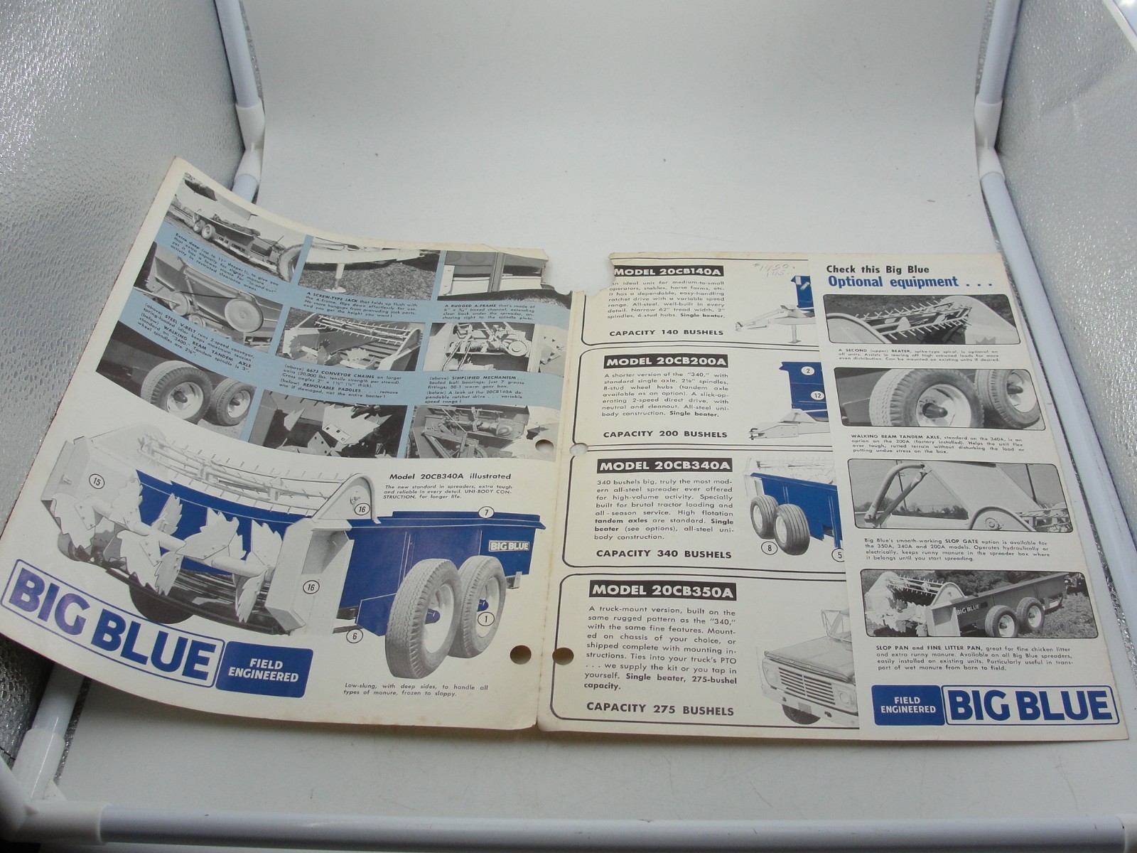 Ford Big Blue Field Engineered Manure Spreaders Brochure
