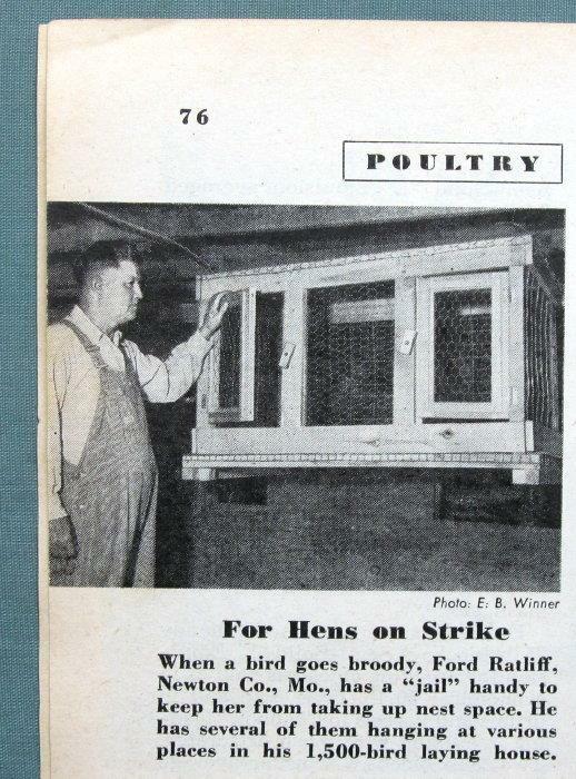 Original 1954 Poultry Tip Features Ford Ratliff, Newton County, Missouri