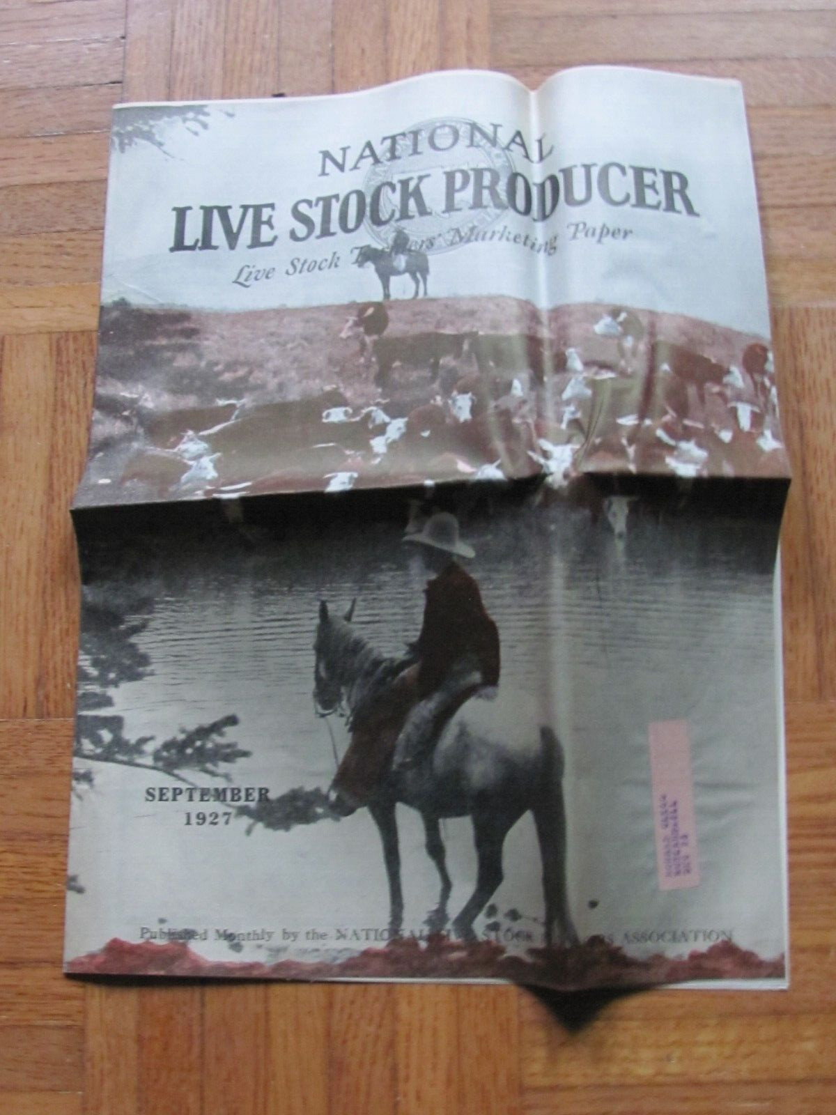 September 1927 National Livestock Producer Newspaper Ranch Farming