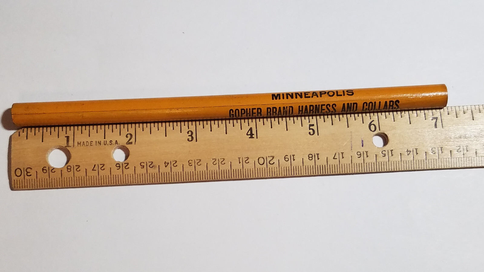Gopher Brand Harness & Collars, Vintage Adv Pencil, Dodson, Fisher, Brockmann Co