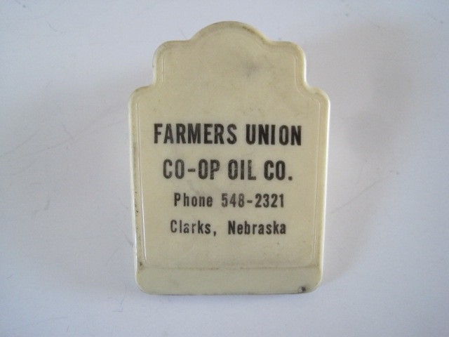 Farmer&rsquo;s Union Co-Op Clarks, Nebraska Plastic Chip
