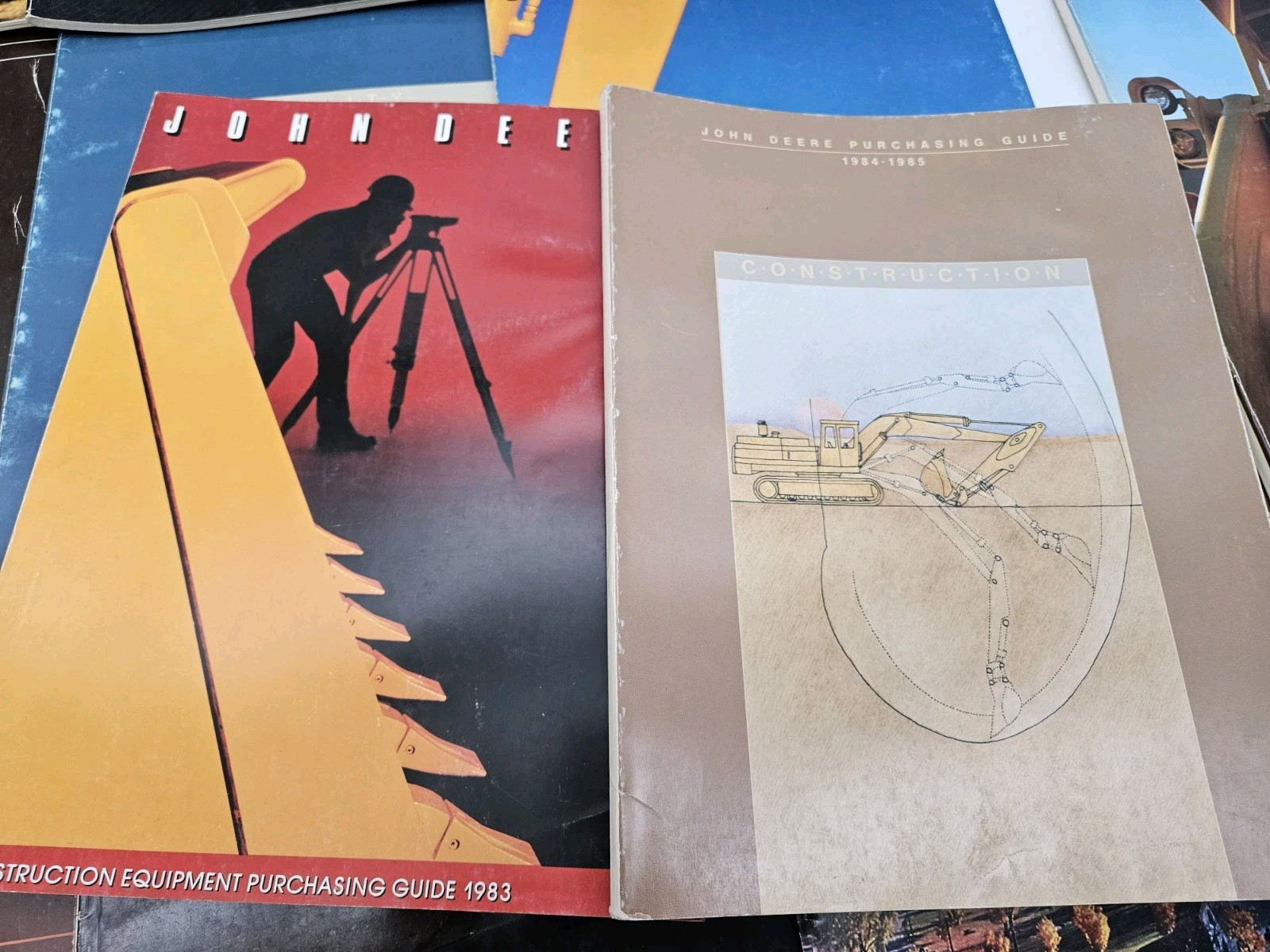 1980s John Deere Excavator Loader Construction Utility Purchasing Guide Lot 15