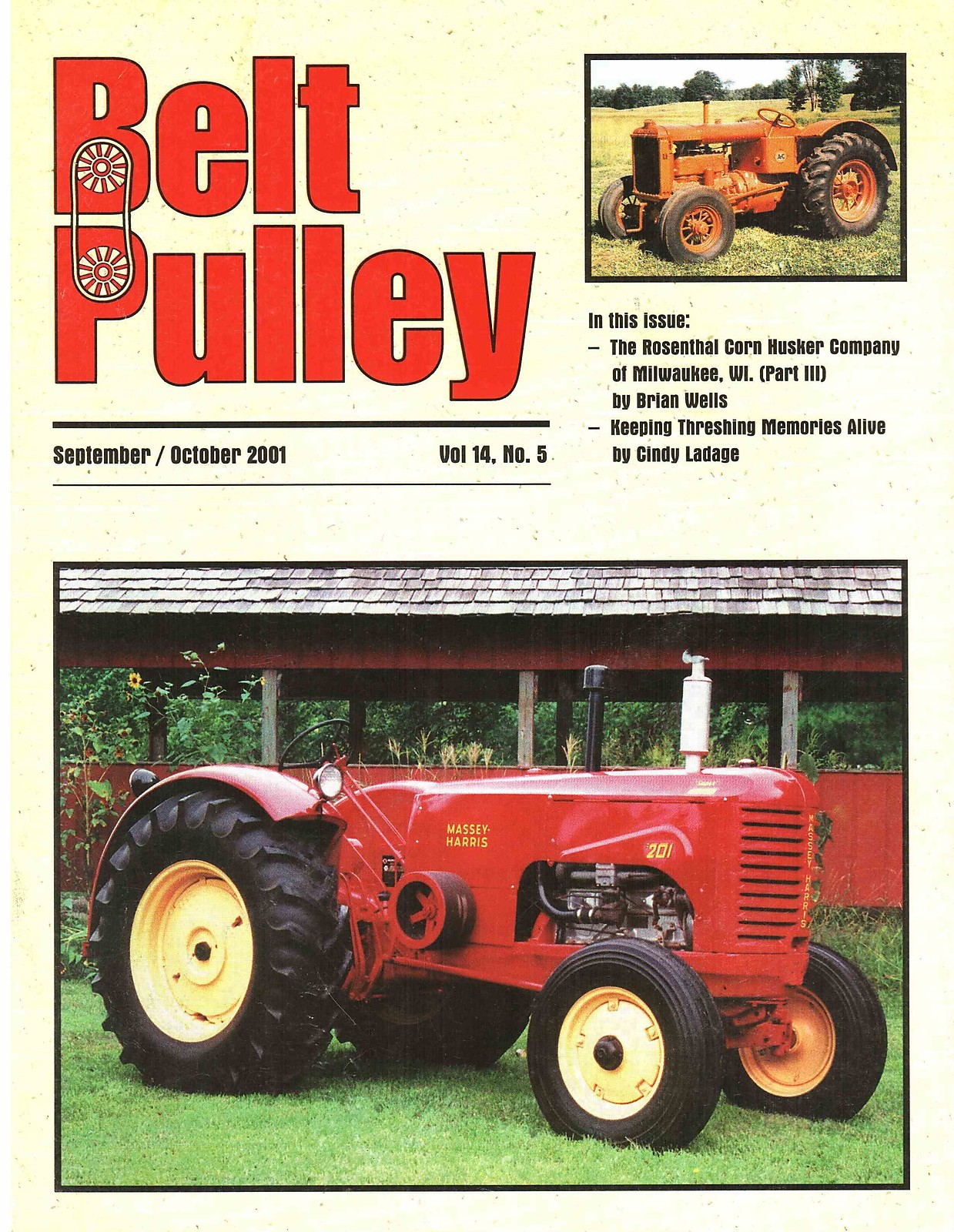Rosenthal Corn Husker Company, Allis Chalmers D15, Quail & Deise – Belt Pulley