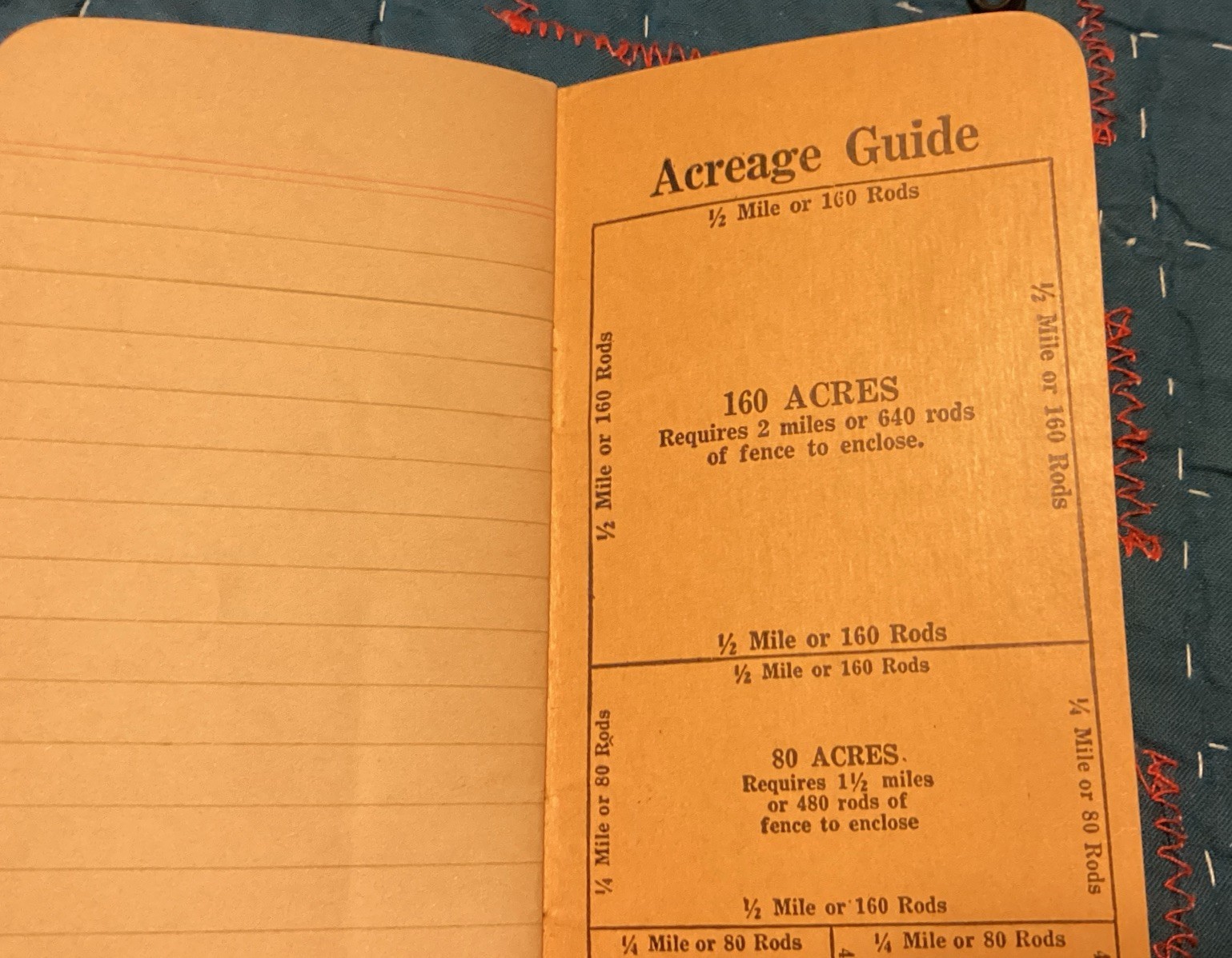Ohio Farmers Member Red Brand. Keystone Wire Note Book.
