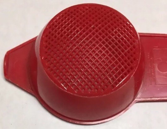 Vtg Peavey Elevators Mini Hand Strainer Agriculture Farming Advertising Promo