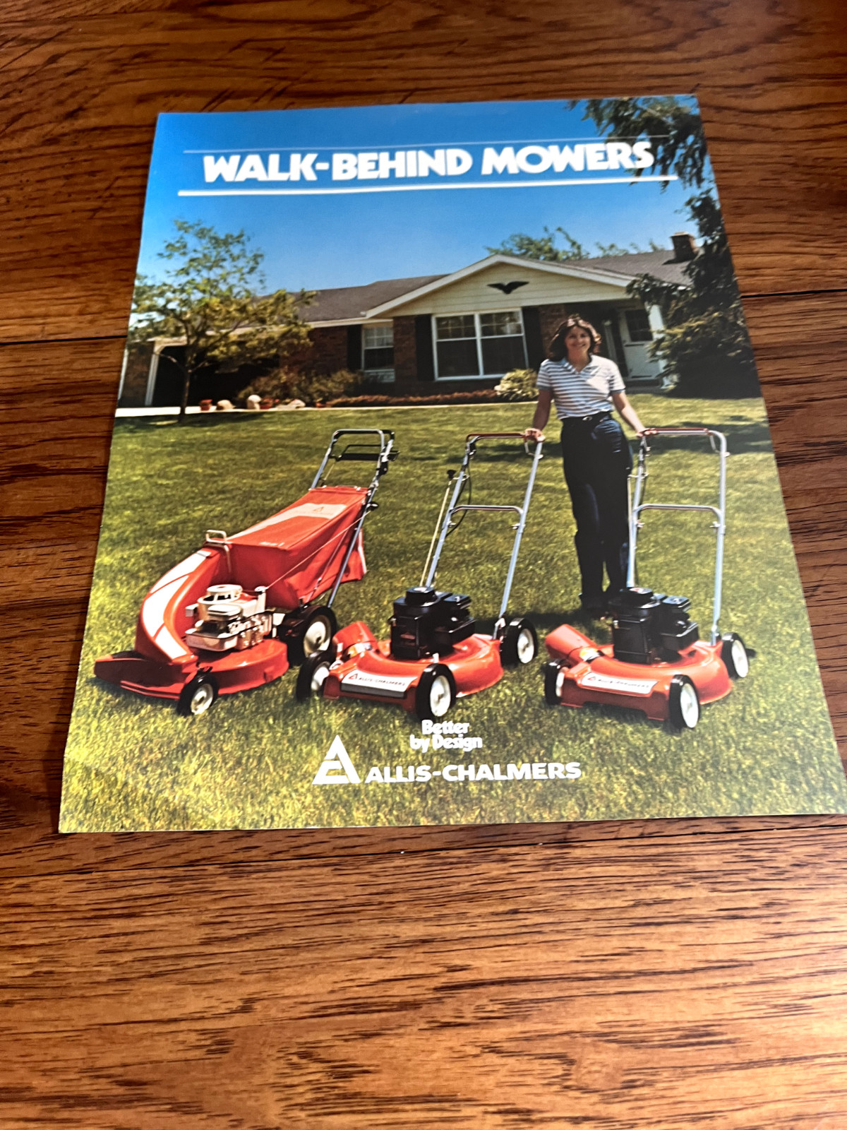 Allis Chalmers Walk Behind Mower For 1982 Brochure FCCA ver3