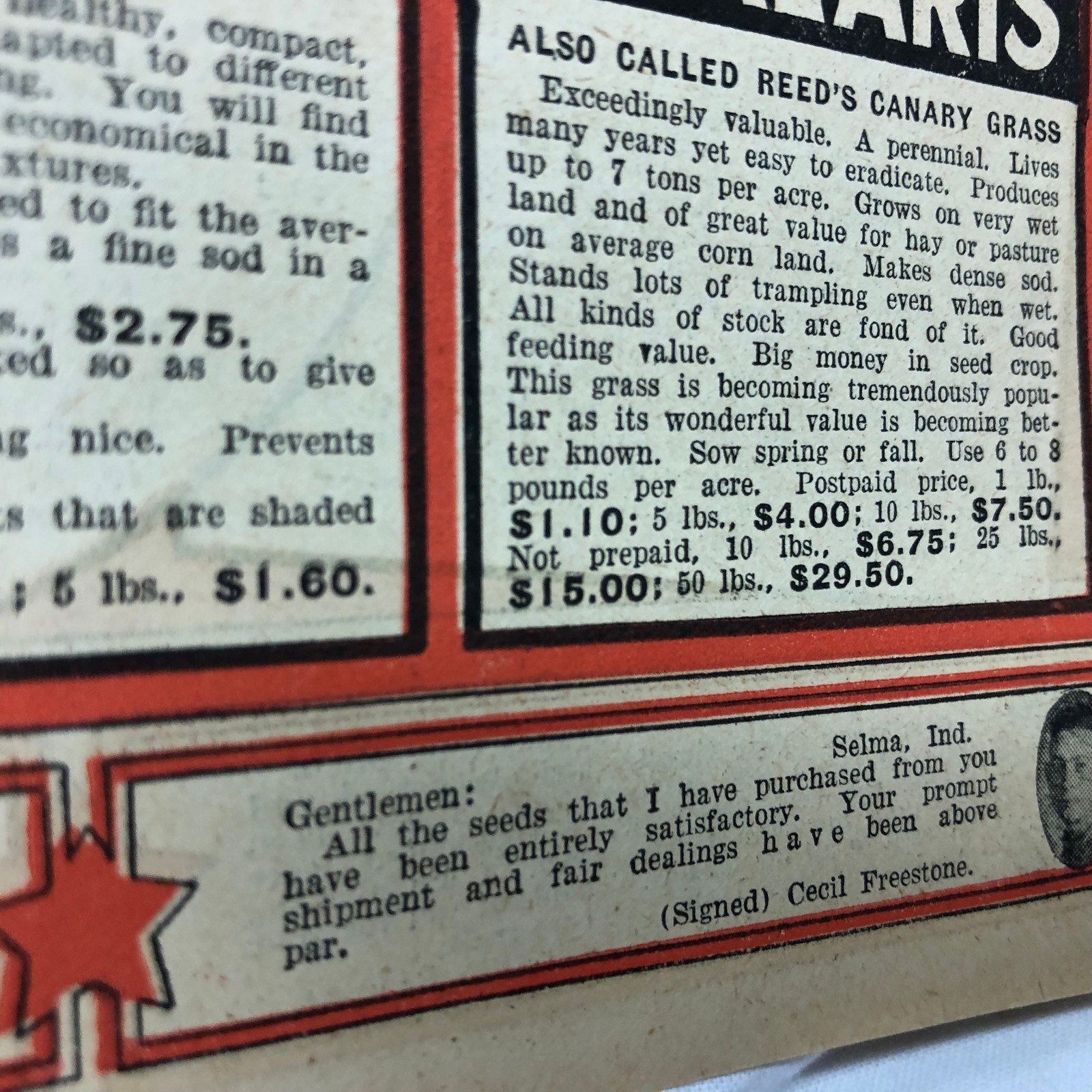 Vintage 1920-30&rsquo;s America&rsquo;s Field Seed Co. Booklet Farming