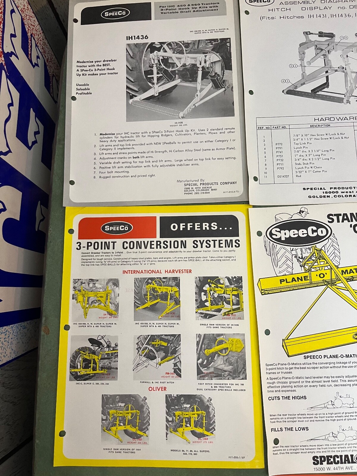 Collection Of SpeeCo Agriculture Equipment Advertising