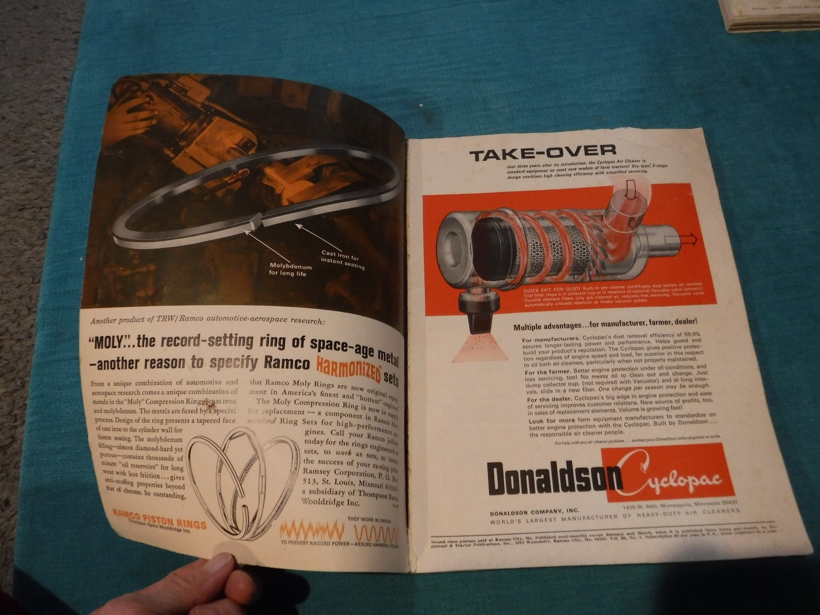 IMPLEMENT & TRACTOR JAN. 31 1965 FARM EQUIPMENT RED BOOK VINTAGE