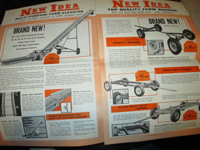 New Idea Hay Tools Buying Guide Mailer Brochure Conditioner Mowers Rake Elevator
