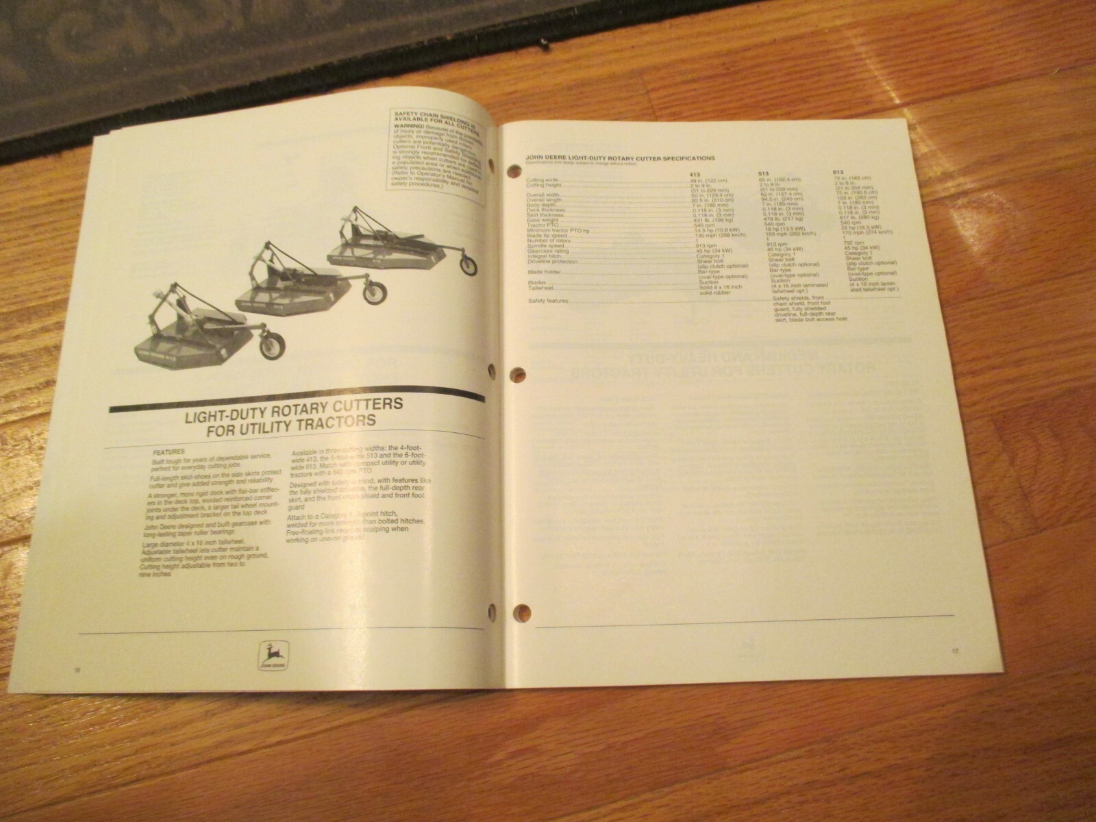 John Deere Grounds Care Equipment guide 147 pages Vintage Dealer sales brochure