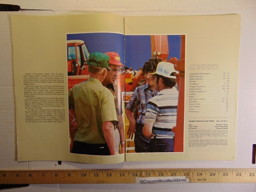 Vintage 1980 Sperry New Holland Equipment Buyer&rsquo;s Guide Brochure