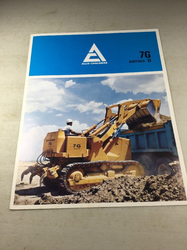 Lot Of 2 Allis Chalmers HD-7G Sales Brochures (Original)