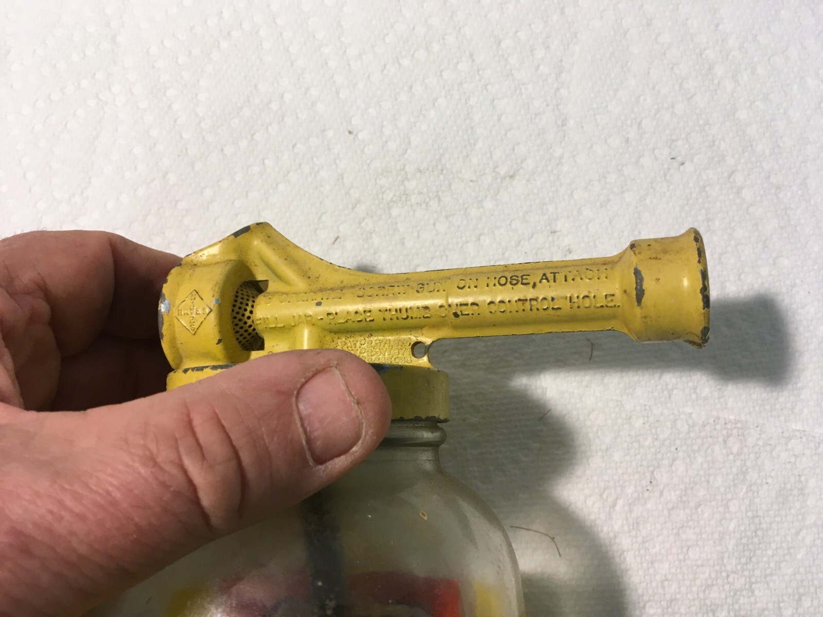 Vintage Ortho Lawn Sprayer Metal Top