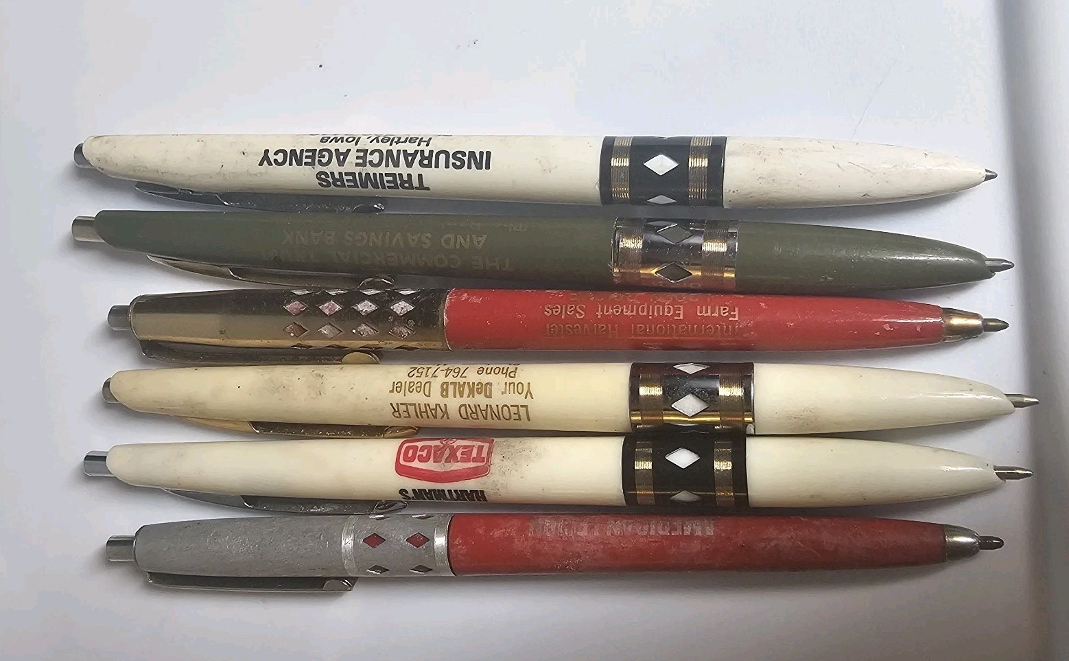 Lot Of Charles City, Iowa And Area Pencil Pen Collection Floyd County